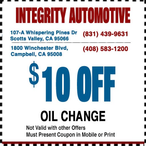 Integrity Automotive Oil Change (Scotts Valley)