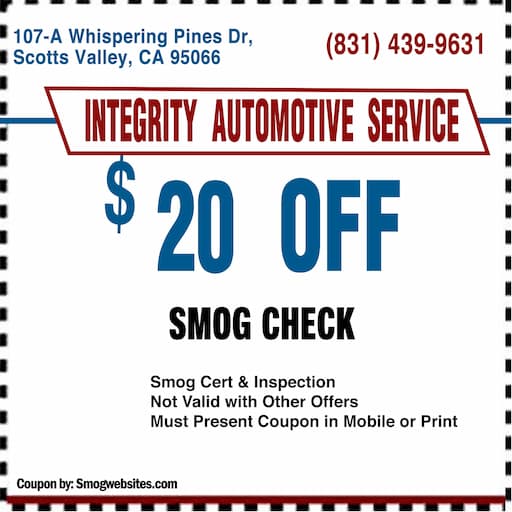 Smog Check Coupon